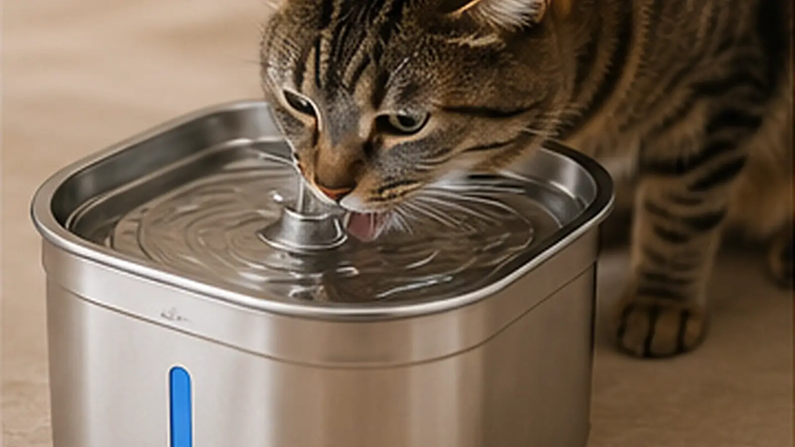 Cat Stainless Water Fountains