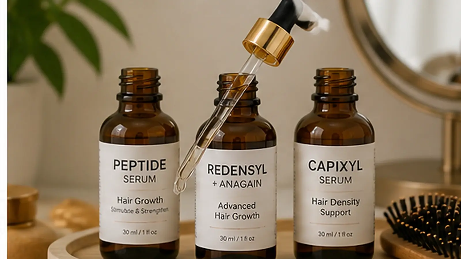 Hair Growth Peptide Serums